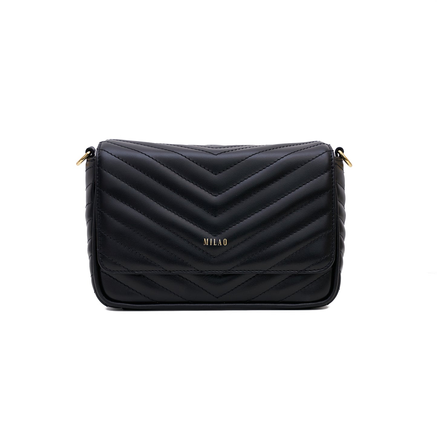 Last pieces of IZABELL black quilted leather handbag