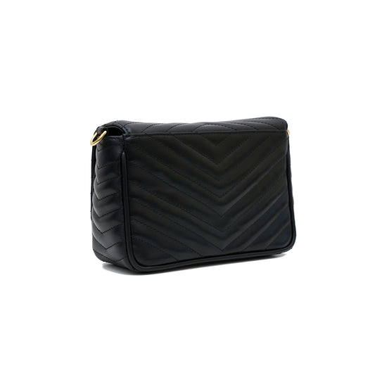 Last pieces of IZABELL black quilted leather handbag