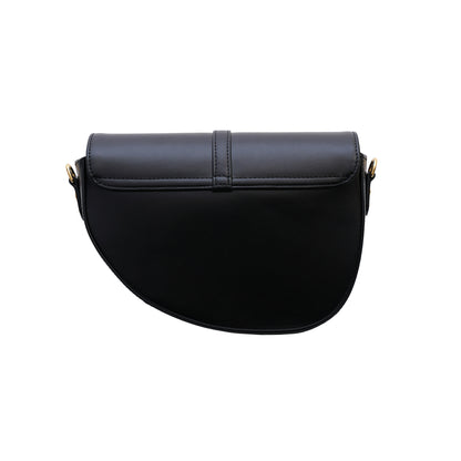 AGGI leather handbag black messenger bag